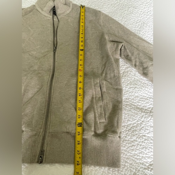 Mens Club Monaco Tan/Oatmeal Colout Full Zip Sweater Size XL - Picture 5 of 9